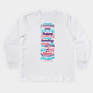 I'd Choose to do Nothing Kids Long Sleeve T-Shirt